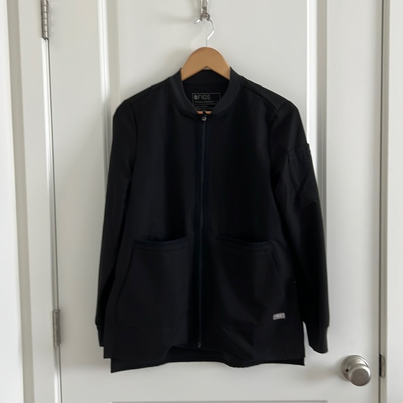 Figs Jackets & Coats Figs Bellery Scrub Jacket Black Poshmark